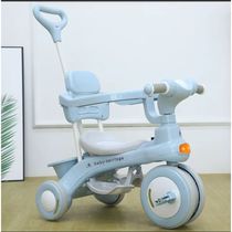Childrens tricycle with music 1-6 years old baby bicycle child stroller light trolley scooter