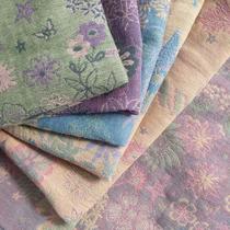 Retro floral cotton double-layer gauze fabric handmade wide fabric that can be used as pajamas bed sheets and quilt covers