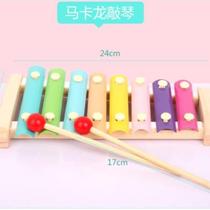 Hand playing the piano with eight notes