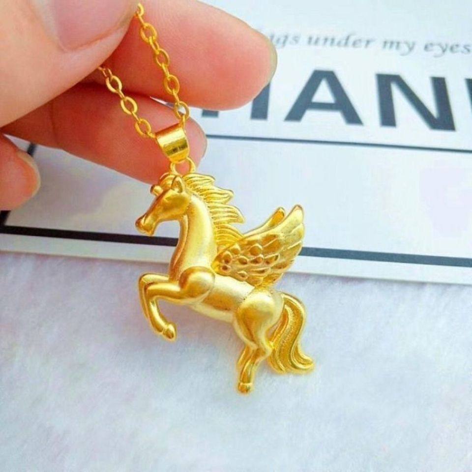 Today's [Limited Time Offer] Golden Pegasus Pendant Bring in Wealth and Treasure, the Zodiac Horse, Popular Necklace for Both Men and Women, Perfect as a Gift