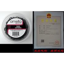 500 Count Rubber Bands in Re-closable Container for Ponytai