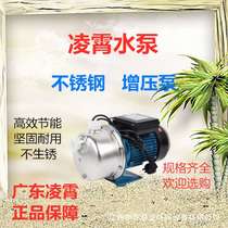 Guangdong Lingxiao water pump fully automatic booster pump stainless steel self-priming pump tap water booster pump injection pump BJZ type