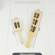 Wooden tablets 6 board kindergarten ringing bell percussion instruments childrens handbell Olf 3 musical bell teaching tool