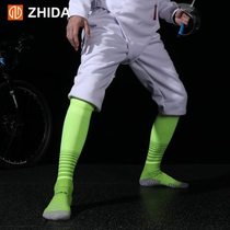 ZHIDA professional childrens long-tube competition fencing socks boys adult towel bottom thin training sports socks