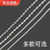Curtain pull rope roller blind accessories crystal beads lifting blinds soft gauze curtains hand zipper pendants buckle accessories