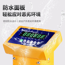 Heli electronic scale forklift 3 tons manual hydraulic truck ground cattle belt weighing pallet truck floor scale 2 tons floor scale