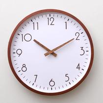 Modern simple wall clock super round Chinese quartz clock 10 12 14 inches bedroom living room decoration clock