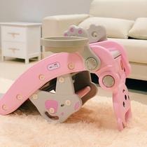 (Large quantity discount) Childrens rocking horse slide combination two-in-one baby one-year-old gift large size thickened 1-6 years old
