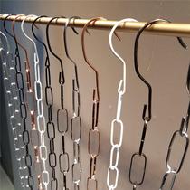 Hook Shop New Pint Hook Clothing Iron Chain Display Chain Hanging Clothes Rings Iron Ring Clothing Metal Clothes Hook