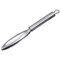 Fish scale scraping artifact household fish scale planer and scale brush manual fish scale removal fish killing gill digging tool scale scraper fish killing knife