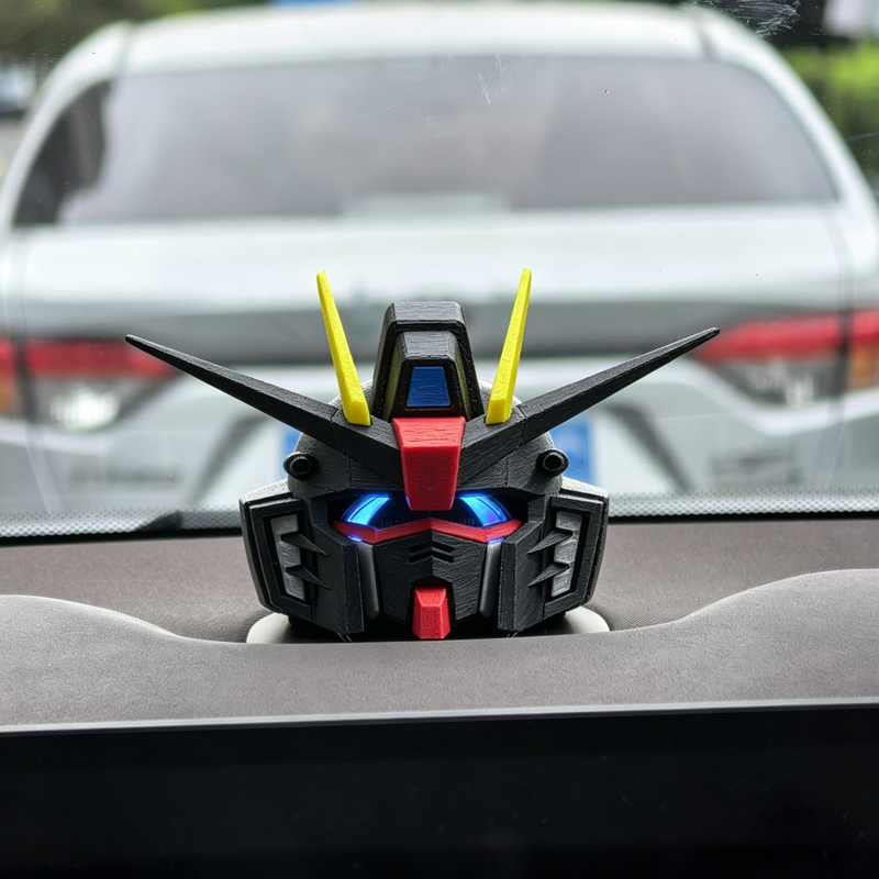 Gundam Xiaoyi Speaker Head Hat 1:1 Decoration for Wuling M9 M8 M7 M6, Wuling Smart V9 R7, Wuling Zt7 H5