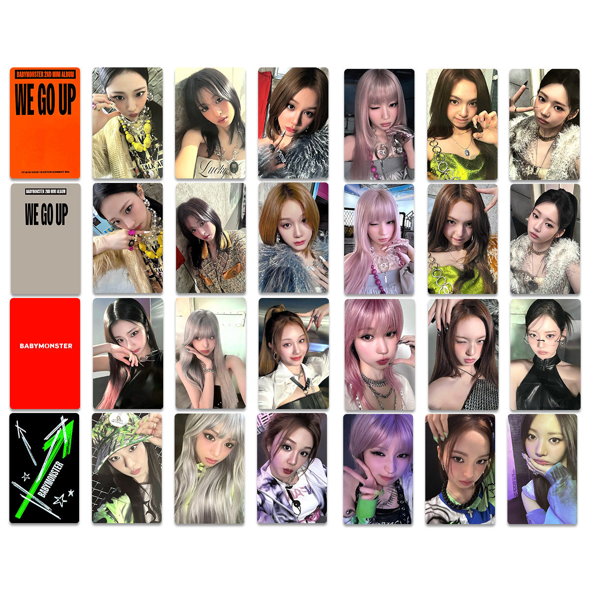 BABYMONSTER宝怪WE GO UP塔店特典小卡 HMV乐天专辑卡随机卡小卡_影视_淘宝游戏网