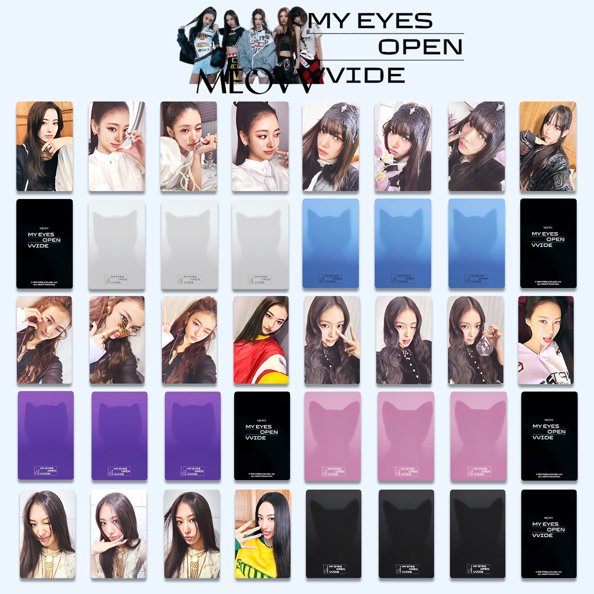 MEOVV MY EYES OPEN VVIDE YG 特典 B 6枚セット 楽天市場】【YG特典選択】 MEOVV - MY EYES OPEN VVIDE