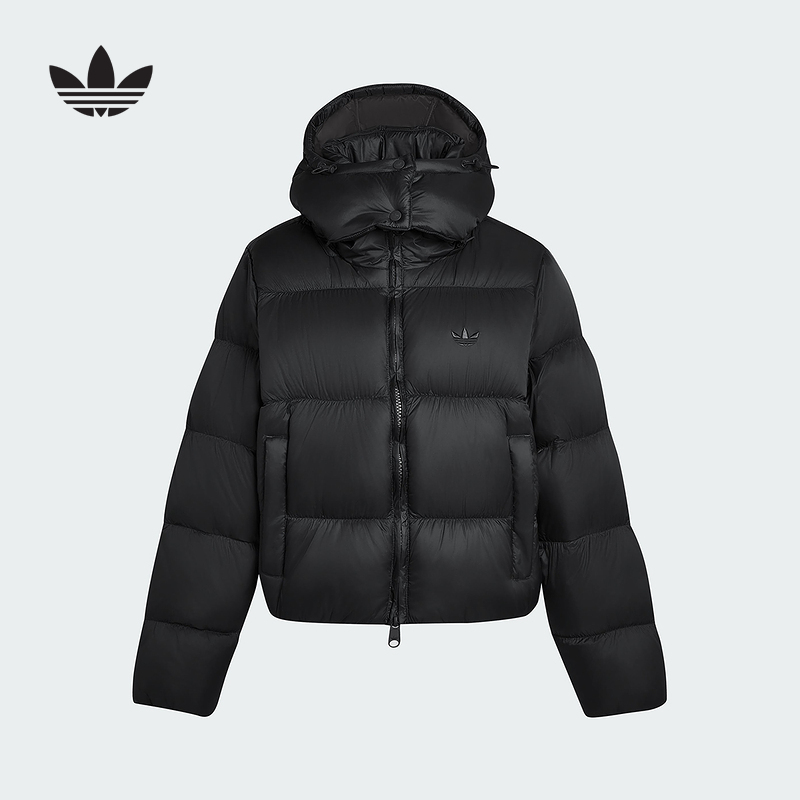 Adidas Adidas Trefoil Winter New Warm Sports Puffer Jacket Women's Short down Jacket Kg4905 Adidas Adidas Trefoil Winter New Warm Sports Puffer Jacket Women's Short down Jacket Kg4905
