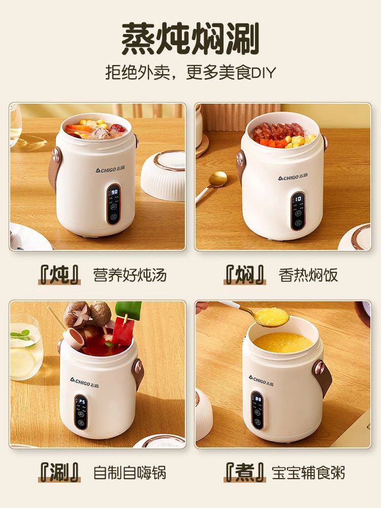 2025 New Model Small Electric Pressure Cooker for Home and Office, Multifunctional Mini Rice Cooker for 1-2 People