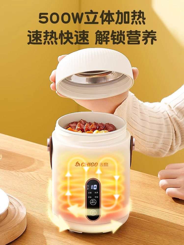 2025 New Model Small Electric Pressure Cooker for Home and Office, Multifunctional Mini Rice Cooker for 1-2 People