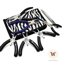 Wire-wound beading set Taiwanese pliers jewelry needle-nose pliers nylon pliers six-section pliers 14 gold wire pearls handmade