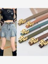 2023 New Letter Belt Genuine Leather Womens Belt Cowhide Womens Sweater Skirt Casual Pants Womens Pants Belt