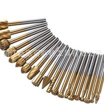 20-piece set of woodworking mini rotary files 3 175mm round handle small grinding head grinding carving polishing electric file