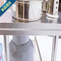 High-end kitchen table multi-functional rectangular cooking table single-layer kitchen one-layer operation table stove table rack