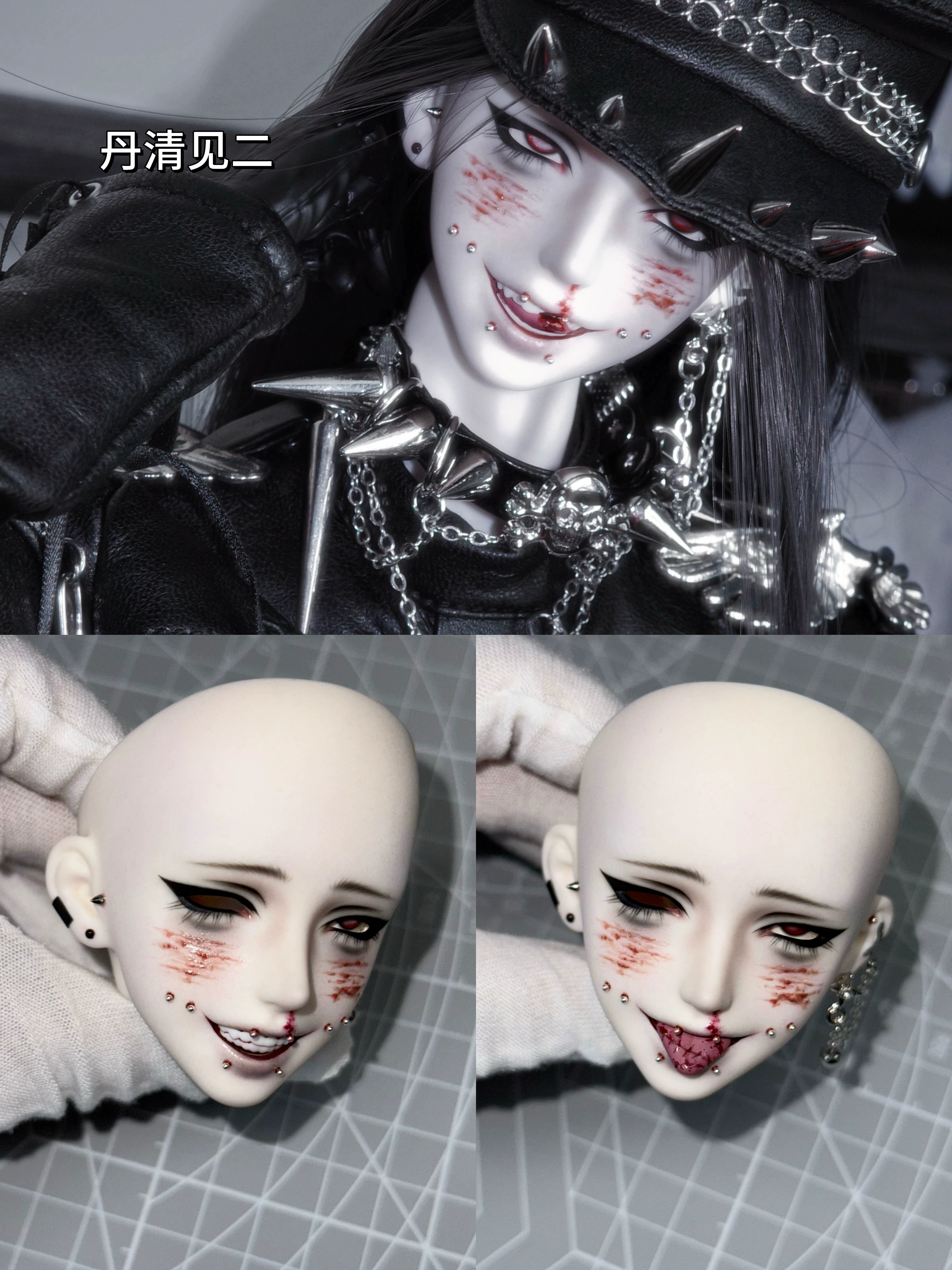 «Дан Цинцзянь» Натьь Бэй Гу домашняя кукла BJD4 разделённая старшая год с улыбкой и ртом соответствие, смола, депозит