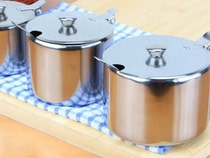 304 new style chili jar household high temperature resistant stainless steel seasoning jar commercial oil spicy chili bowl with lid