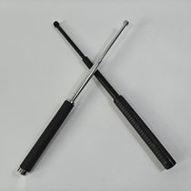 21-inch telescopic stick security swing stick set metal three-section stick pc plastic rubber self-defense stick campus security equipment