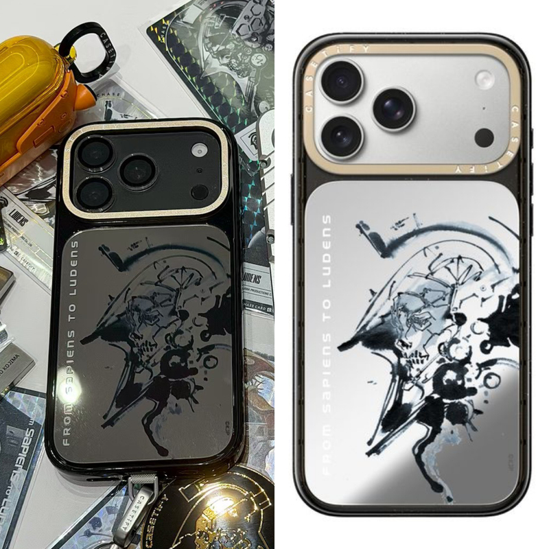 In-Stock Casetify Hideo Kojima Death Stranding Knight Mirror Case for Apple iPhone 18/17 Pro Max, Anti-Drop Crystal Glaze Magnetic Mirror Protective Cover with Stand In-Stock Casetify Hideo Kojima Death Stranding Knight Mirror Case for Apple iPhone 18/17 Pro Max, Anti-Drop Crystal Glaze Magnetic Mirror Protective Cover with Stand