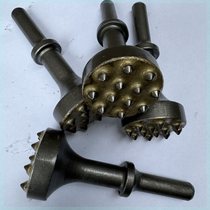 C250 pneumatic flower hammer head chisel head alloy conjoined one-piece cement concrete roughening smoothing and polishing artifact