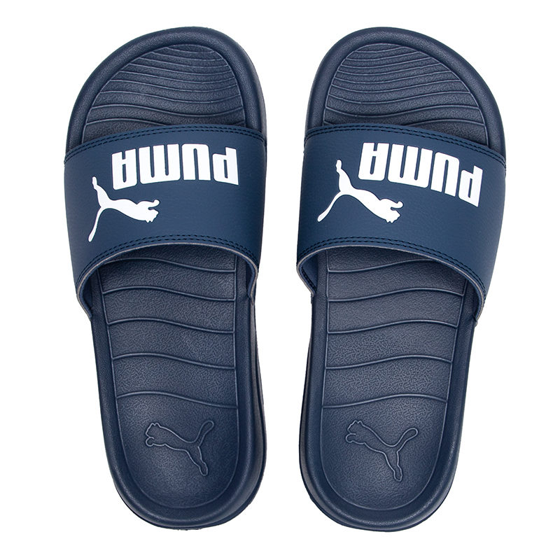 Puma Men's Slip-On Sandals 2026 Autumn New Indoor Wear-Resistant Casual Slippers Blue Couple Sandals Women's Shoes