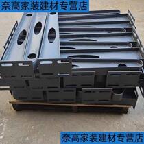 Glass canopy steel beam corbel frame glass fiber reinforced plastic frame outdoor steel structure H-shaped rain cover door eaves fixed frame 0