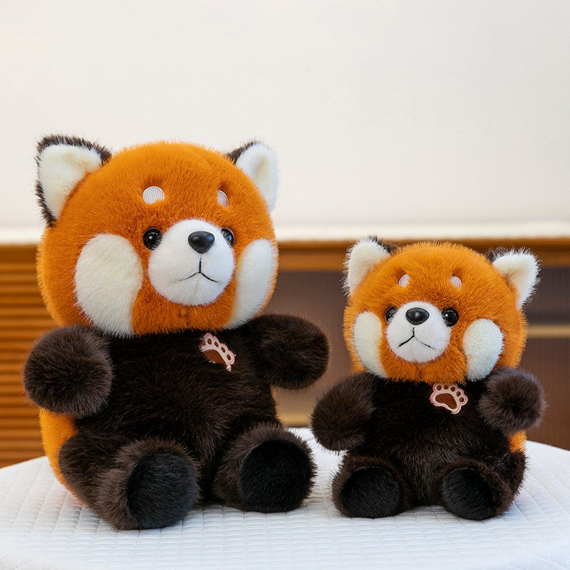 Cross-Border New Raccoon Plush Toy, Realistic Cute Little Raccoon Panda Doll Pillow, Gift for Children's Birthday