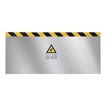 Stainless steel rat-proof board kitchen rat-proof board thickened water-proof waterproof board commercial punch-free aluminum alloy rat-proof board