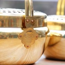 Wedding supplies copper stove wedding fire wedding fire gun chimney warmer hand and foot stove copper brazier prosperous fire plate dowry