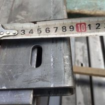 Glass handrails U-shaped grooves decorative railings Q-bars galvanized stainless steel profiles glass grooves ditch guardrails metal edging strips