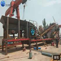 Linyi wheel crushing and cleaning weathered sand equipment sand washing stone powder and mountain sand production mobile sand washing machine