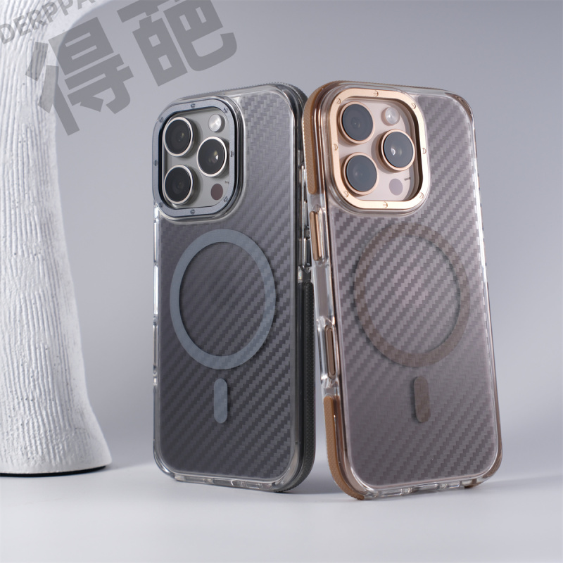 New Semi-Transparent Carbon Fiber Pattern Apple 17 Pro Max Magnetic Phone Case iPhone 16 Pro Protective Cover 15/14 Huawei Mate 60 Samsung S24/23 New Semi-Transparent Carbon Fiber Pattern Apple 17 Pro Max Magnetic Phone Case iPhone 16 Pro Protective Cover 15/14 Huawei Mate 60 Samsung S24/23