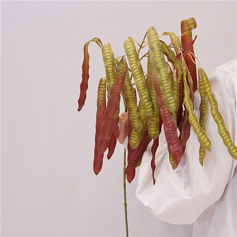 Simulated Bean Pods, Fake Flower Vines, Plastic Green Plants for Decoration, Living Room, Balcony, Courtyard Landscaping, Flower Arrangement Accessories, Photography Props Simulated Bean Pods, Fake Flower Vines, Plastic Green Plants for Decoration, Living Room, Balcony, Courtyard Landscaping, Flower Arrangement Accessories, Photography Props