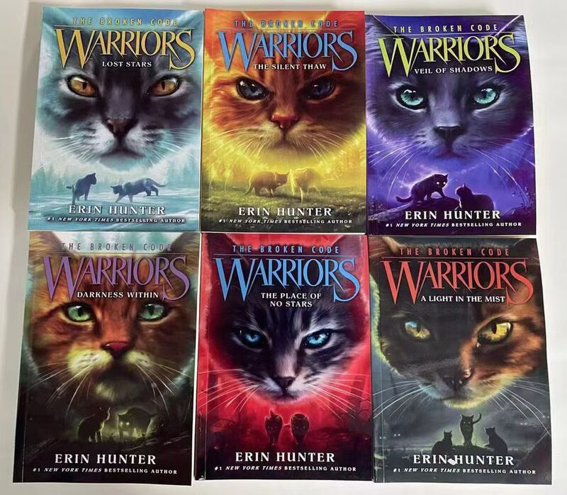 B5 Large Print Version Warriors Cat Warrior Season 1-8, Beige Daolin Paper, Laser Printing