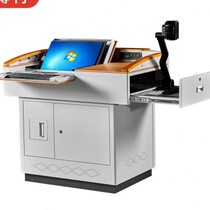 Zunran multimedia podium steel multi-functional podium school teacher teacher classroom podium table audio-visual education center console