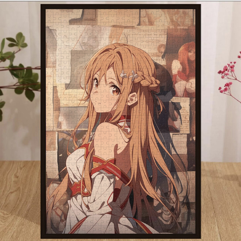 Sword Art Online Asuna Peripheral Puzzle Building Blocks 1000/500/300 Pieces Desktop Decoration Children's Birthday Gift Sword Art Online Asuna Peripheral Puzzle Building Blocks 1000/500/300 Pieces Desktop Decoration Children's Birthday Gift