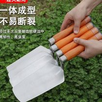 The new 23-year-old Leiyi brick knife is a small-scale bricklayers masons tile knife a stainless steel one-piece utensil a large gray knife and a utensil knife.