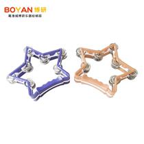 Customize the Five Star Suzuka Orph percussion instrument manufacturer Kindergarten Children Dance Performance Five Star Hand rocking bell