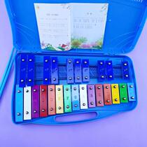 Customized 25-note hand-knocked piano Orff percussion instrument kindergarten early education music teaching aids metal aluminum plate piano
