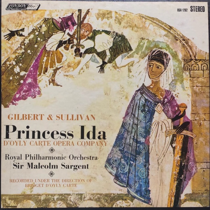 Gilbert + Sullivan-Princess Ada Saikin Command Royal Philharmonic 1967 Us Edition Vinyl Lp