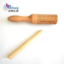 Customized ready-made single horn Orff percussion instrument kindergarten toy threaded frame horn