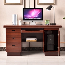 Solid wood office computer desk and chair desktop multi-purpose home with drawer childrens learning writing desk simple commercial