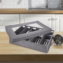 Silverware Box Organizer Tableware Utensil Chest for Cutlery