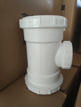 HDPE白色超静音排水三通短接管件柔性承插 厂家直销