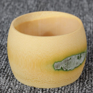 Jigao renjia children's paint-free natural bamboo bowl tableware household large bamboo bowl bamboo bowl bamboo cup steamed rice bamboo tube